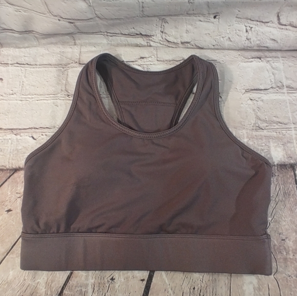 Fabletics Trinity Cell Phone Pocket Grey High Impact Sports Bra M - Picture 9 of 12